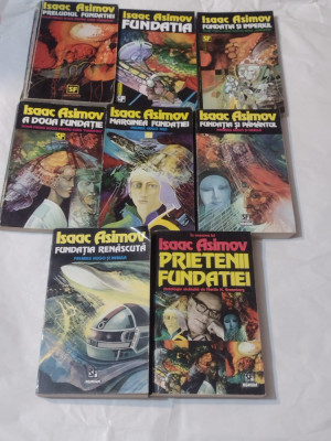 ASIMOV - CICLUL \ SERIA FUNDATIA 7 vol.+ PRIETENII FUNDATIEI foto