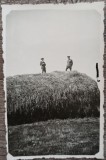 Militari romani pe o capita de fan, perioada interbelica// fotografie, Romania 1900 - 1950, Portrete