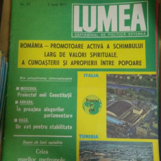 Revista Lumea Nr. 23, 2 iunie 1977 - UNESCO, Ceaușescu, Proces Electoral