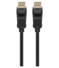 Cablu DisplayPort 1.2 tata - DisplayPort tata 2m 4K Ultra HD 2160p 60Hz negru Goobay 49959