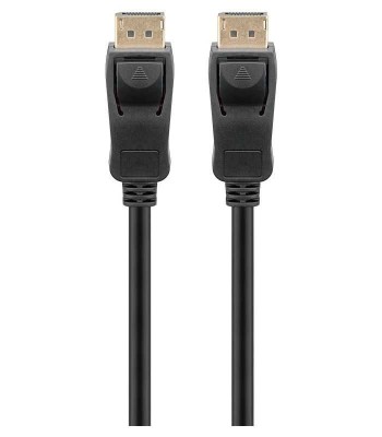 Cablu DisplayPort 1.2 tata - DisplayPort tata 2m 4K Ultra HD 2160p 60Hz negru Goobay 49959 foto