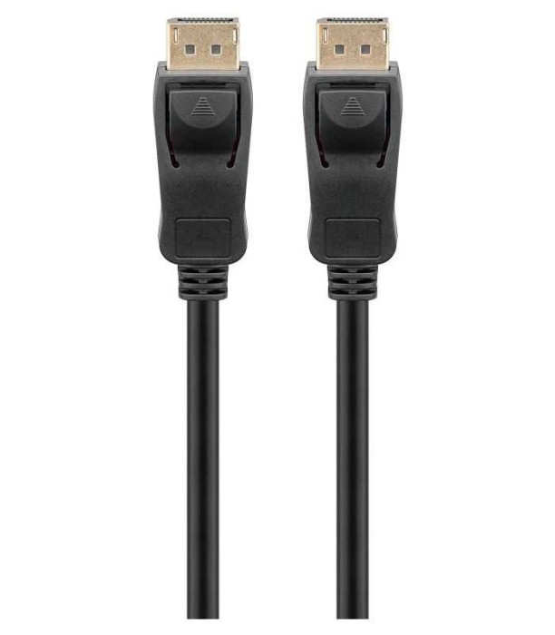 Cablu DisplayPort 1.2 tata - DisplayPort tata 2m 4K Ultra HD 2160p 60Hz negru Goobay 49959