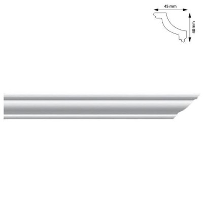 Bagheta colturi, 40x45 mm, 2 m GartenVIP DiyLine foto