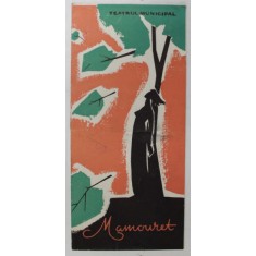 PROGRAM AL TEATRULUI MUNICIPAL DIN BUCURESTI , PIESA &#039;&#039; MAMOURET &#039;&#039; , 1959 - 1960
