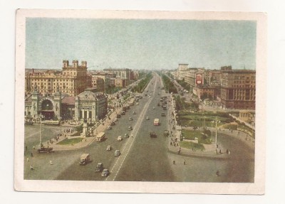 FA76 - Carte Postala - RUSIA - Moscova, Bulevardul Leningrad, circulata 1957 foto