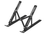 Stativ Aluminiu Negru SAVIO 250x180x140mm pentru Laptop și Tabletă