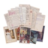 Colecție de 10 cărți poștale ilustrate expediate de principele Carol al Rom&acirc;niei iubitei sale, Ella Filitti