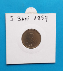 Moneda din RPR - Republica Populara Romana 5 Bani 1954 in stare foarte buna foto