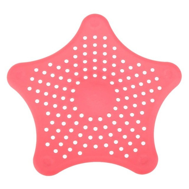 Sita pentru chiuveta si cada, silicon, 15 cm, rosu