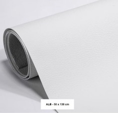 Rola din Piele Ecologica, Culoare Alb Pentru Reconditionare si Retapitare Canapea, Scaun, Interior Auto, Autoadeziv Puternic, Usor de Aplicat Dimensiu