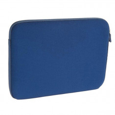 Geanta pentru laptop, ZolaÂ®, diagonala maxima 13", inchidere fermoar, captusita cu un burete moale impotriva socurilor, albastra, 33x24x1.7 cm