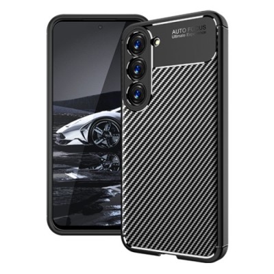 Husa pentru Samsung Galaxy S23 - Techsuit CarbonFiber - Black foto