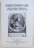 Publius Ovidius Naso. Conferences and Scientific Papers by Maria Crișan