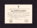 A283 Necrolog, 1940, Petru Fotoc, deputat, comandant Cohorta străjeri Caransebeș