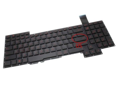 Tastatura Asus 0KNB0 E601UI00 layout US fara rama enter mic, ASM14C334UJ442 layout US fara rama enter mic, foto