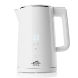 Cumpara ieftin Fierbator electric ETA Emma 5595 90010, 2200 W, 1.5 L, pereti dubli, 40 - 100 &deg; C, afisaj LED, alb