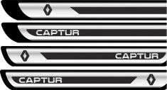 Set protectii praguri CROM - Renault Captur foto