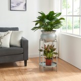 Suport plante Altena metal 60x27x27cm gri [en.casa] HausGarden Leisure