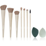 So Eco Exclusive Brush &amp; Sponge Set set perii machiaj