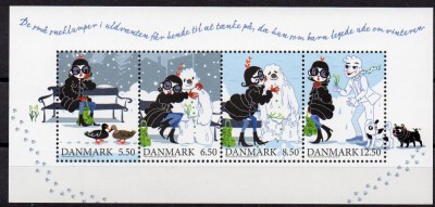 DANEMARCA 2010, Fauna, bloc neuzat, MNH foto