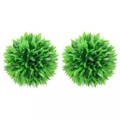 Bile arbuști cimișir artificial, 2 buc., 30 cm