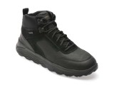 Ghete GEOX negre, U46FDC, din piele naturala