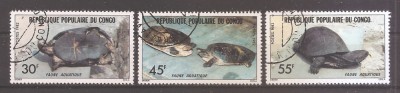 Congo 1982 - Țestoase, Stampilate foto