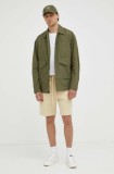 G-Star geacă bărbați, culoarea verde, de tranzitie, oversize