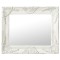 Gossi oglinda de perete in stil baroc, alb, 50 x 40 cm
