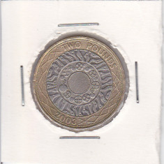 M3 C50 - Moneda foarte veche - Anglia - 2 lire sterline - 2003