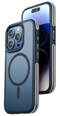 Husa de protectie din silicon Hoco Airbag Magnetic Case pentru iPhone 15 Plus - Albastru foto