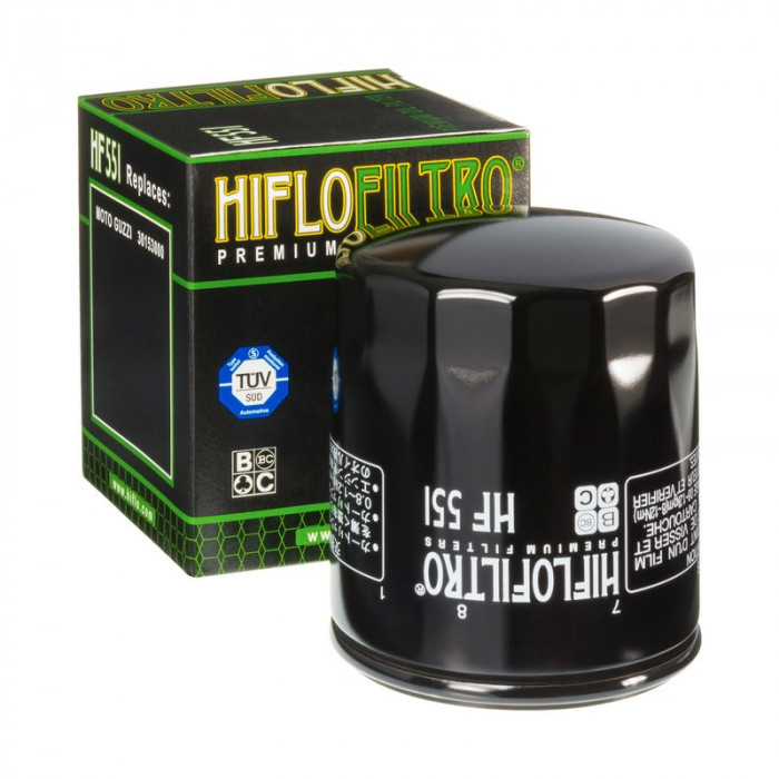 Filtru Ulei HF551 Hiflofiltro Moto Guzzi 30153000 Cod Produs: MX_NEW HF551