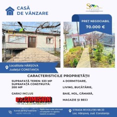 COMISION 0 DE LA CUMPARATOR! Casă spațioasă &icirc;n H&acirc;rșova