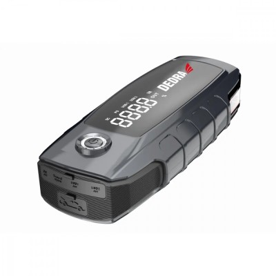Power-bank cu funcție de pornire a motorului DEDRA DEPP1600, Li-Ion 16000mAh, ecran LCD foto