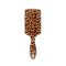 Perie pentru par, dreptunghiulara, Leopard, Maro