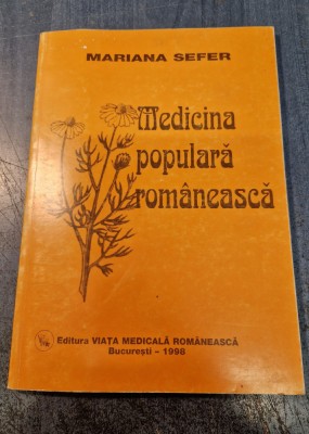 Medicina populara romaneasca Mariana Sefer foto