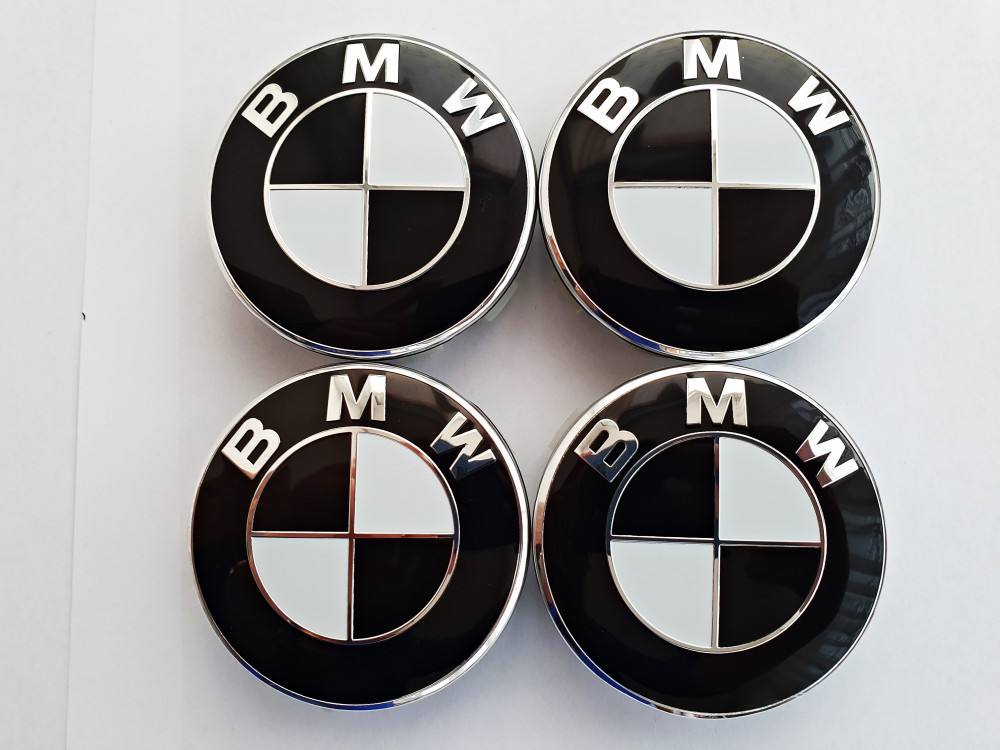 Capace jante aliaj BMW negre diam 68 mm set 4 bucati 3 modele | Okazii.ro