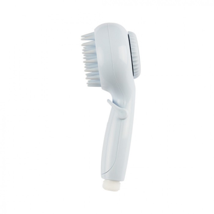 Cap de dus cu dispenser de sapun pentru Animale, Caini, Pisici, Functie Inchis/Deschis, Pentru Exterior sau Interior, Accesorii incluse, Masaj, Albast