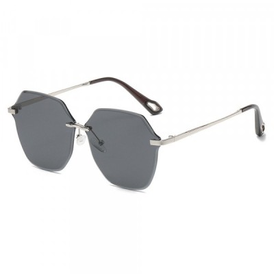 Ochelari De Soare Dama Techsuit 8195, Negri Argintii foto