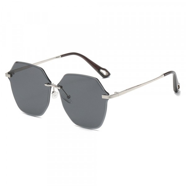 Ochelari De Soare Dama Techsuit 8195, Negri Argintii