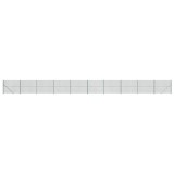 Cumpara ieftin Gard plasa de sarma cu bordura, verde, 2,2x25 m