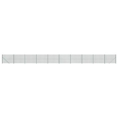 Gard plasa de sarma cu bordura, verde, 1,8x25 m