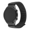 Curea pentru Huawei Watch GT 2 (46mm)/GT 2 Pro/GT 3 Pro (46mm)/Ultimate, Xiaomi Watch S1 - Fixed Nylon Sporty Strap - Dark Gray