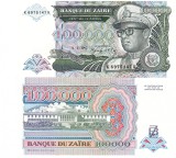 Zair 100 000 Zaires 1992 P-41 UNC