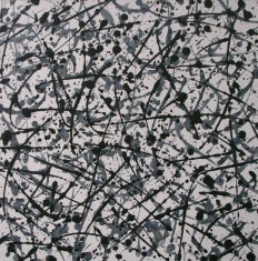 Pictura abstracta , Joaca 1 , acrilic pe placaj mdf foto