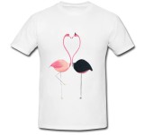 Cumpara ieftin Tricou &quot; Flamingo inima &quot;