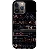 Husa compatibila cu Apple iPhone 14 Plus model Neon Nature, Silicon, TPU, Viceversa, Transparent, Carcasa