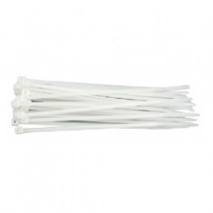 Coliere din plastic 430X4.8mmX100buc, alb, Vorel 73887