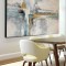 Tablou abstract sufragerie dimensiune mare pictat manual 100x132cm Galerie arta