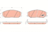 TRW GDB3297 COTEC set placute frana,frana disc